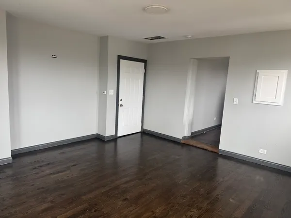 a view of a backyard of the house