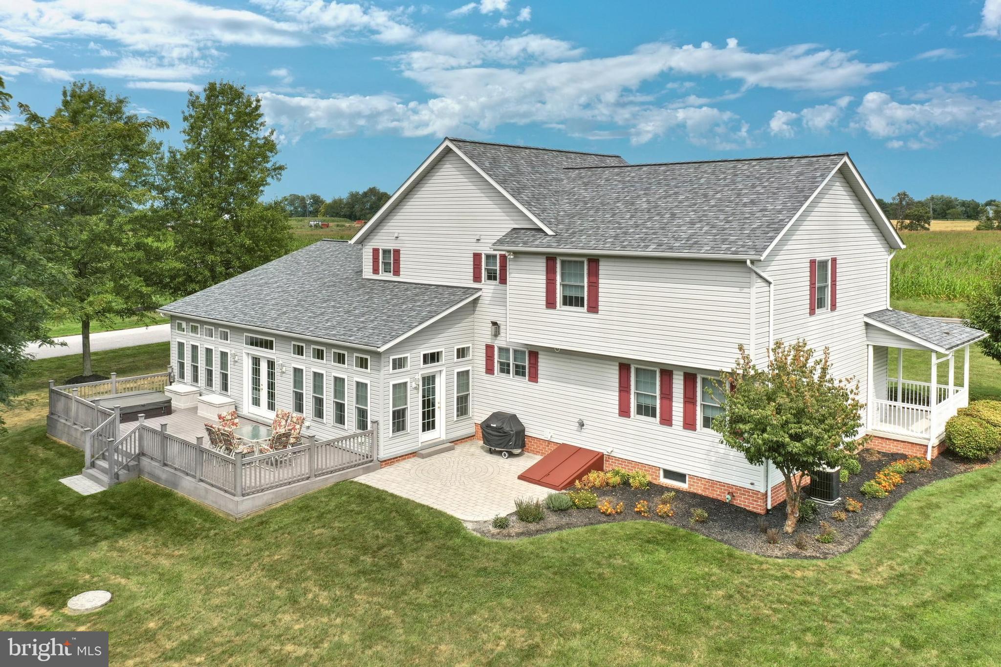 645 Kindig Road Littlestown, PA 17340 - Photo 3 of 61 a aerial view of a house with a yard table and chairs