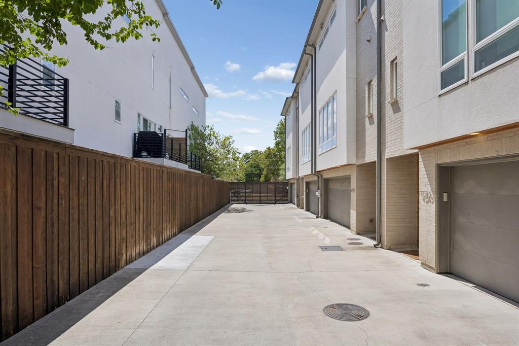 4935 Flitwick Court Dallas, TX 75204 - Photo 21 of 26 Private Gated Driveway