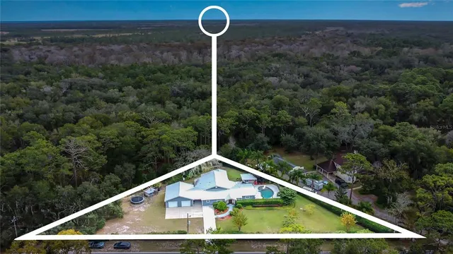 a view of a wooden bridge