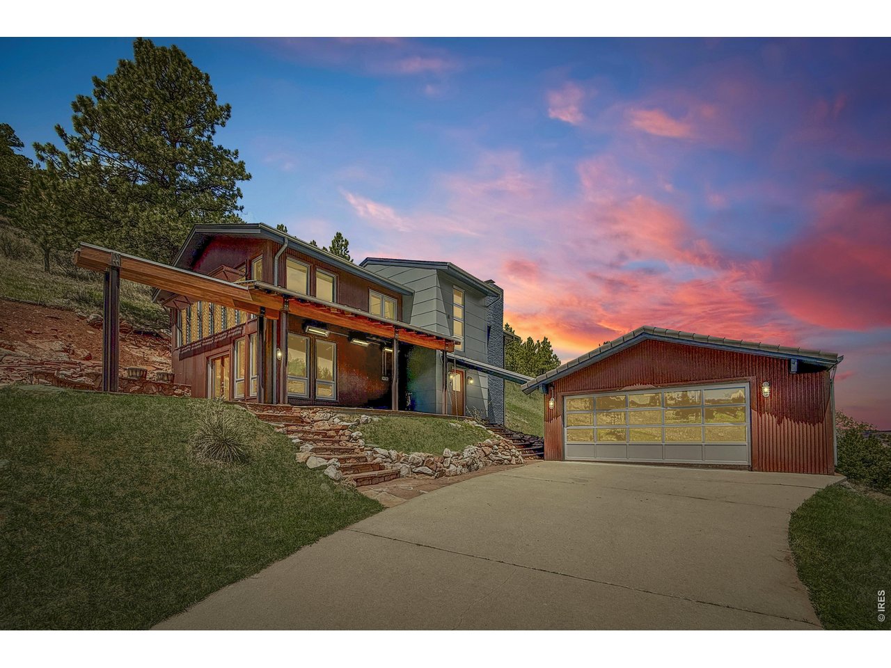 6709 Olde Stage Road at Dusk