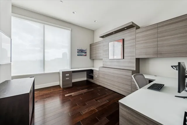 a room with storage and utility