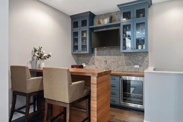 a kitchen with a stove and a microwave