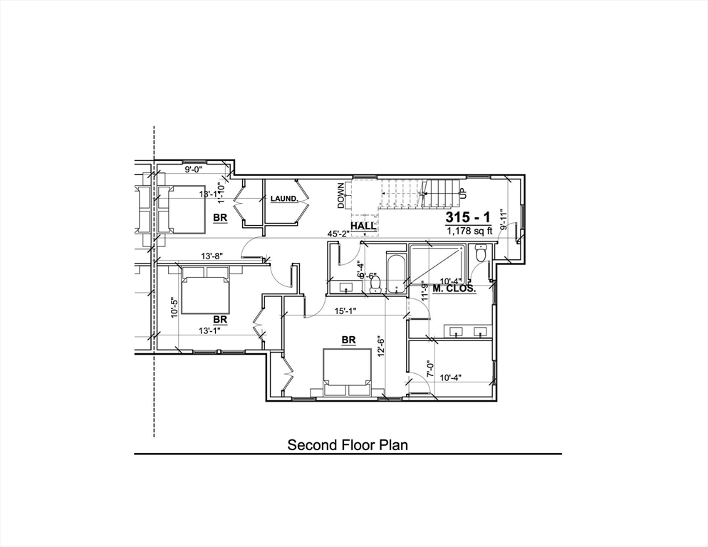 315 Langley Road, Unit A Newton, MA 02459 - Photo 4 of 6 a black and white photo of a room