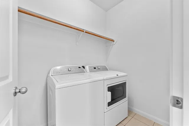 a view of a room with an empty space