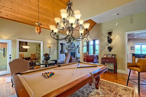 a room with furniture and window