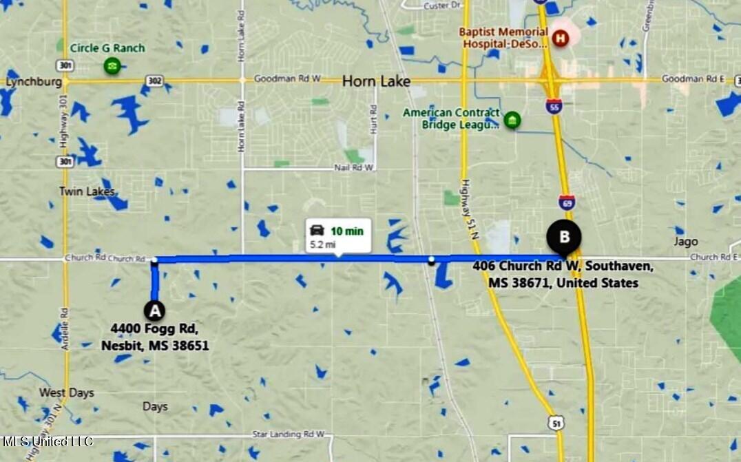 4400 North Fogg Road Nesbit, MS 38651 - Photo 24 of 26 Map 4