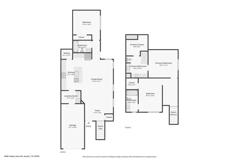 $650,000 | 4008 Valley View Road, Unit A, Austin, TX 78704
