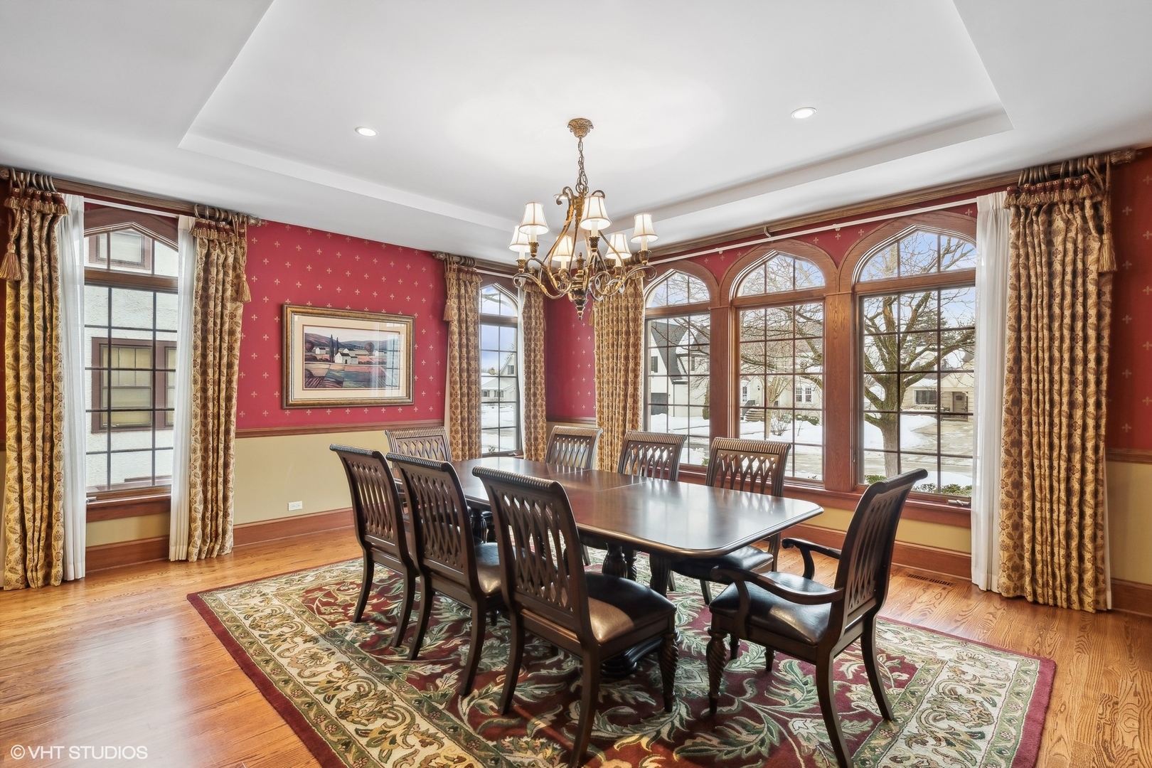 381 Argyle Avenue Elmhurst, IL 60126 - Photo 13 of 63 a view of a dining room with furniture window and wooden floor