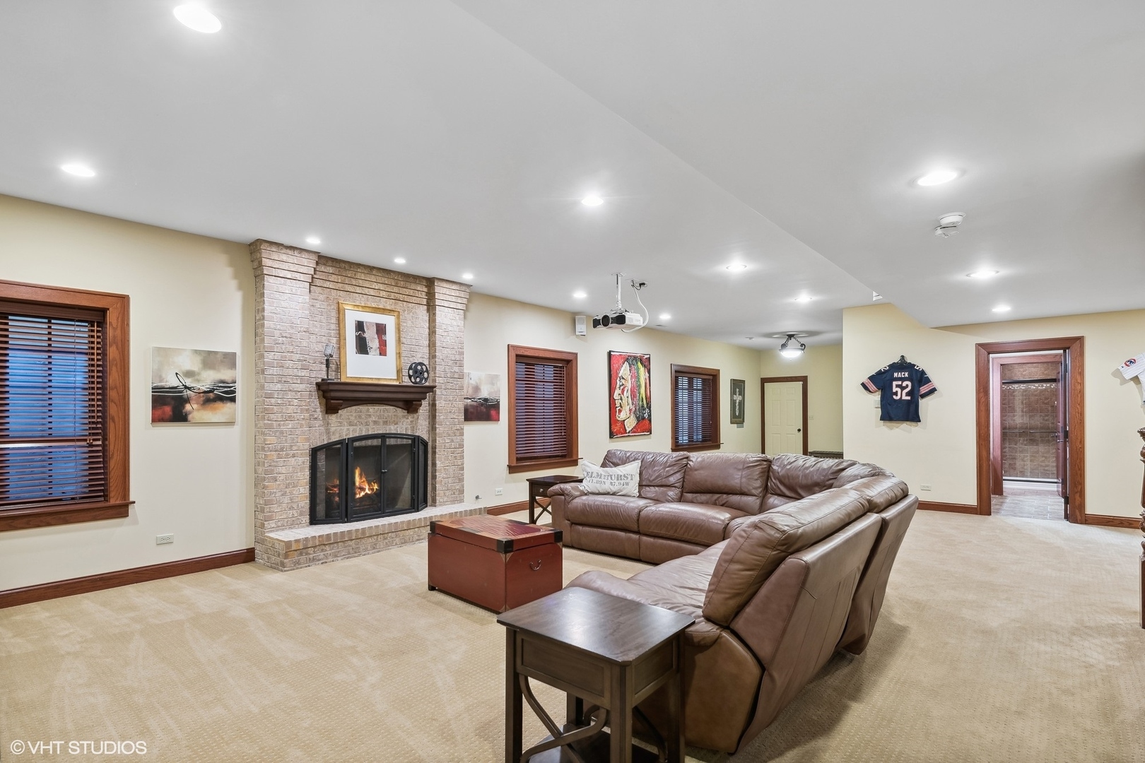 381 Argyle Avenue Elmhurst, IL 60126 - Photo 41 of 63 a living room with furniture and a fireplace