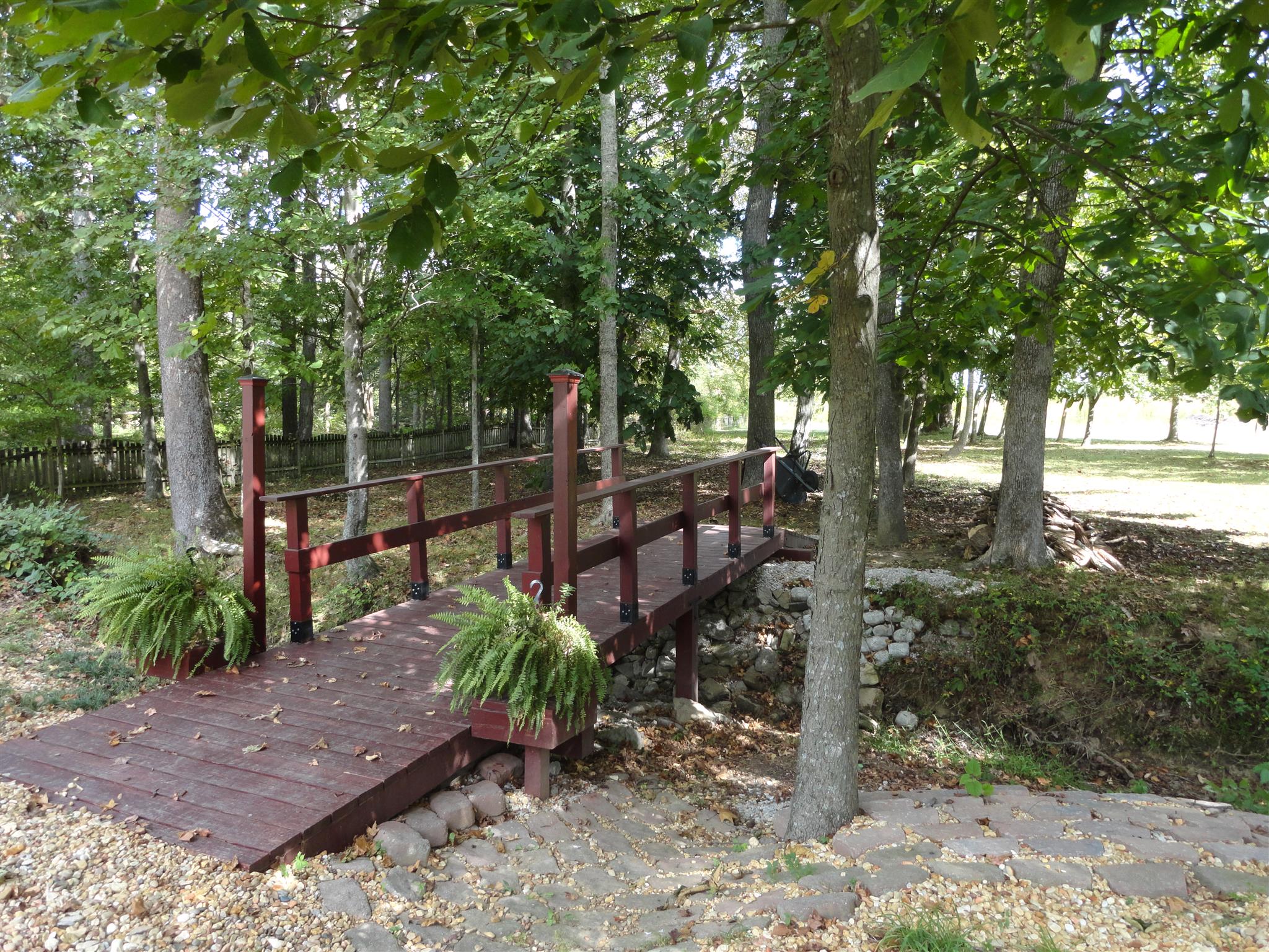 716 Heritage Road Lebanon, TN 37087 - Photo 8 of 30 Custom built bridge over the wet weather creek