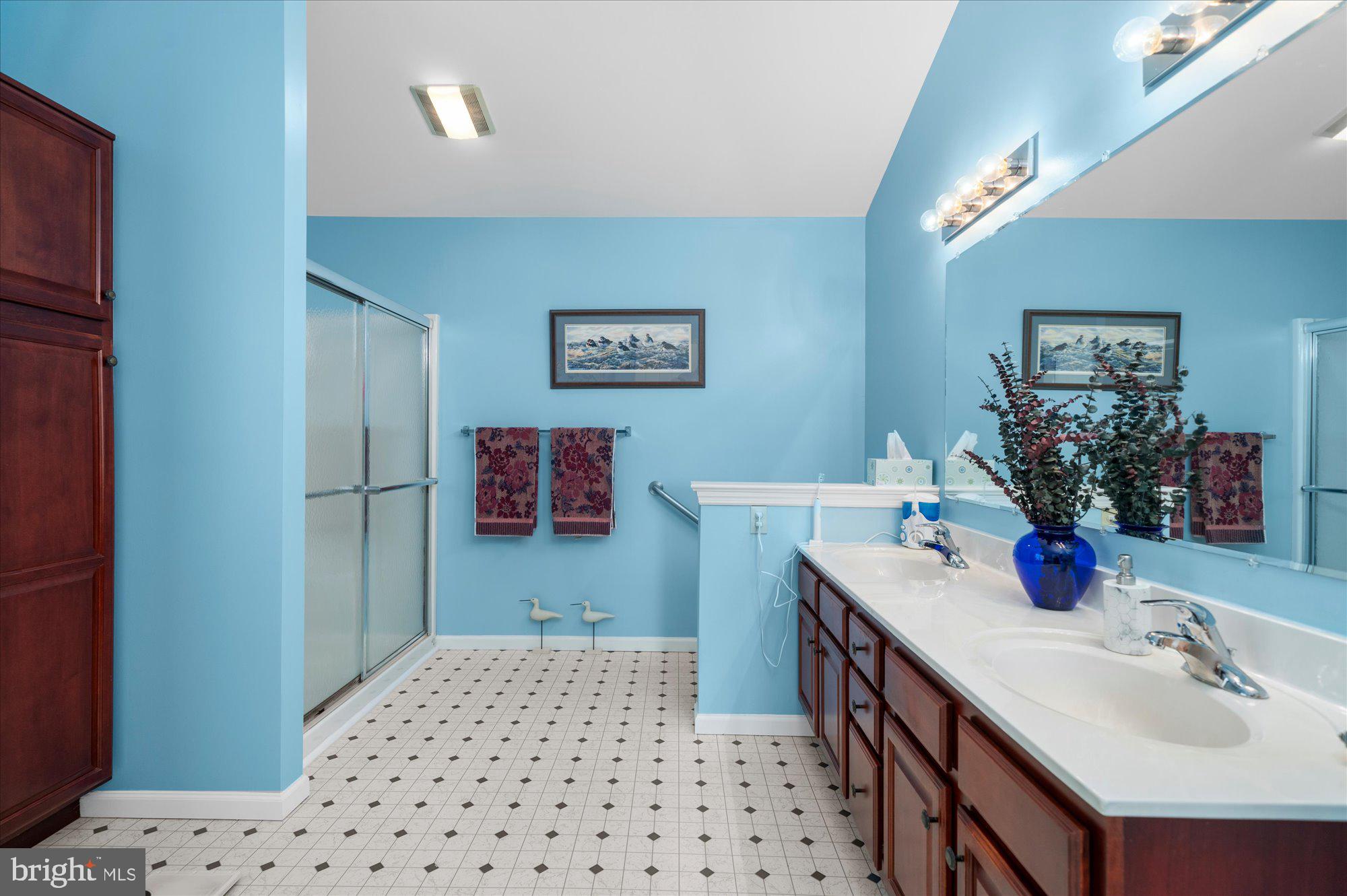 861 Dunkels Church Road Kutztown, PA 19530 - Photo 34 of 55 a bathroom with a sink a vanity and a mirror