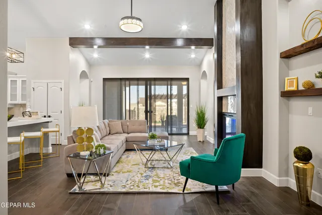 a bathroom with a sink double vanity and a mirror