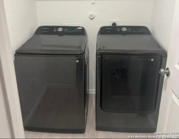 a close view of utility room