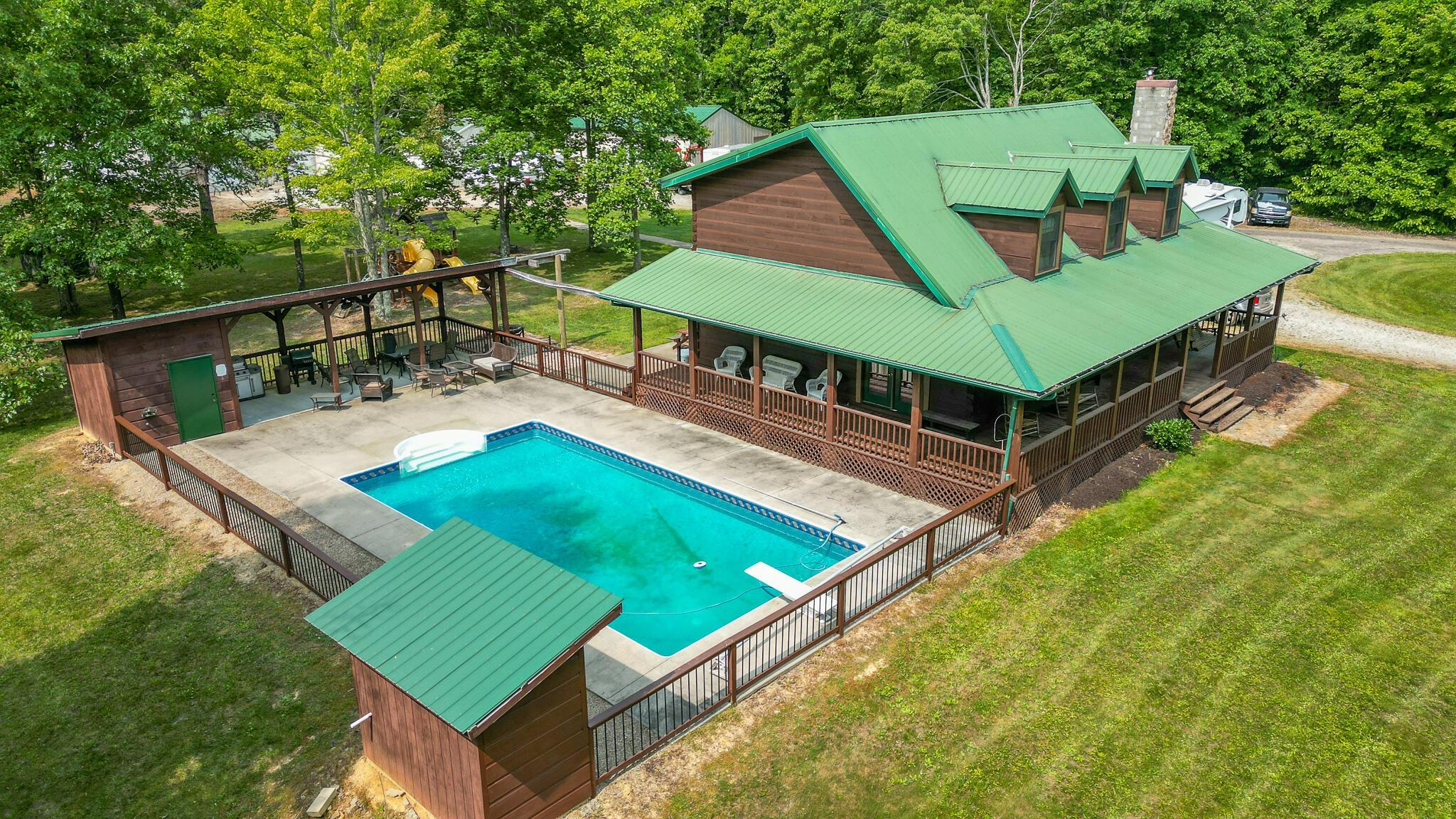 418 Pond Run Road, Unit H Stout, OH 45684 - Photo 65 of 69 DRONE Scioto County cabin - Matt-09