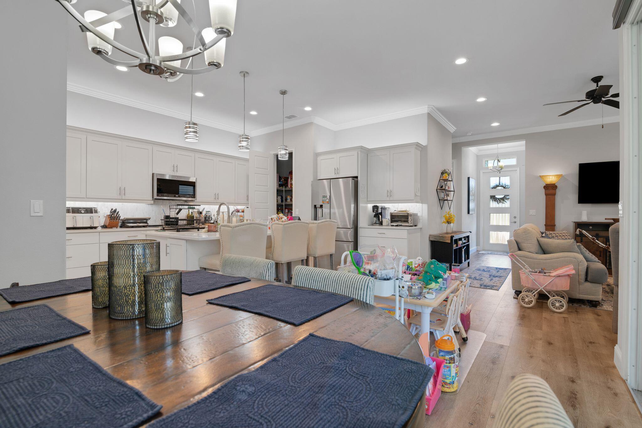 6450 Southwest 77th Street Gainesville, FL 32608 - Photo 30 of 30 a living room with furniture and kitchen view