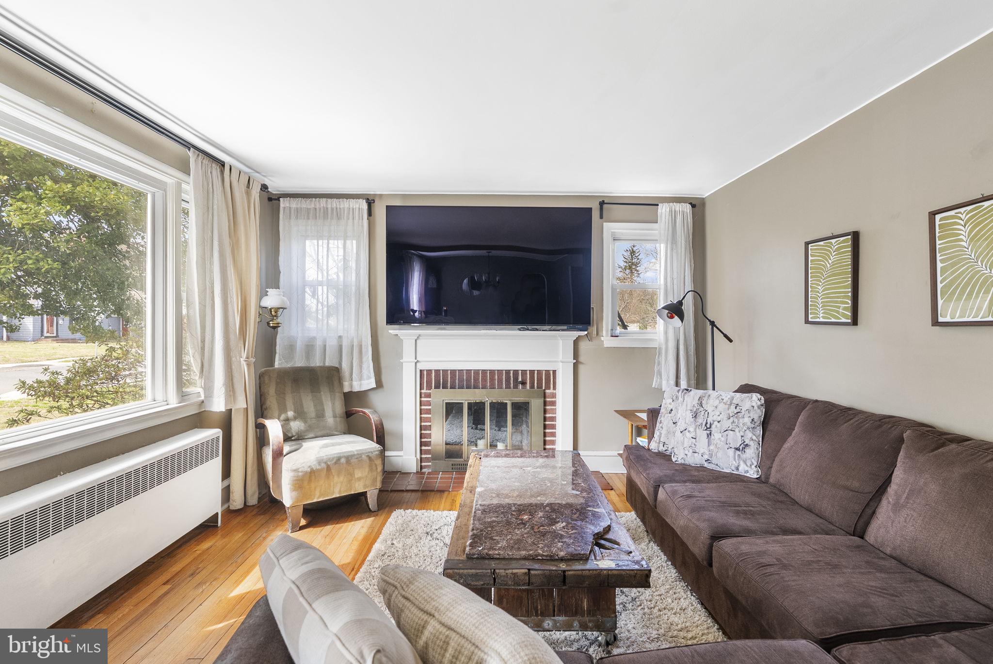 300 Lilac Lane Delanco, NJ 08075 - Photo 7 of 54 Living Room with Fireplace