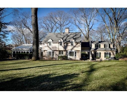 30 Whiting Road Wellesley, MA 02481 - Photo 23 of 24 a front view of a house with a garden