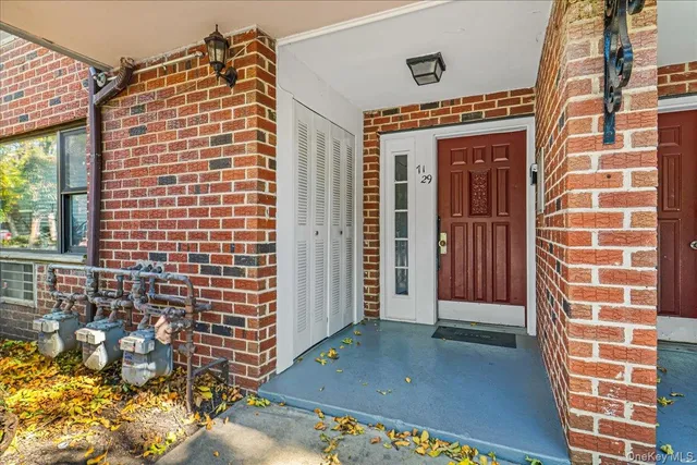 a view of front door