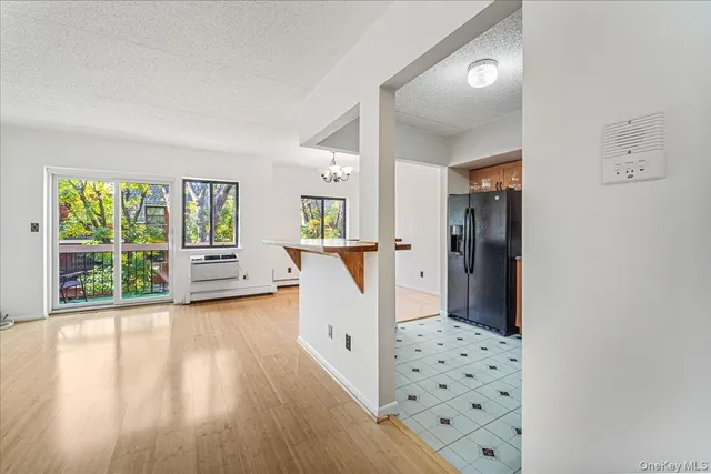 wooden floor and windows in a room