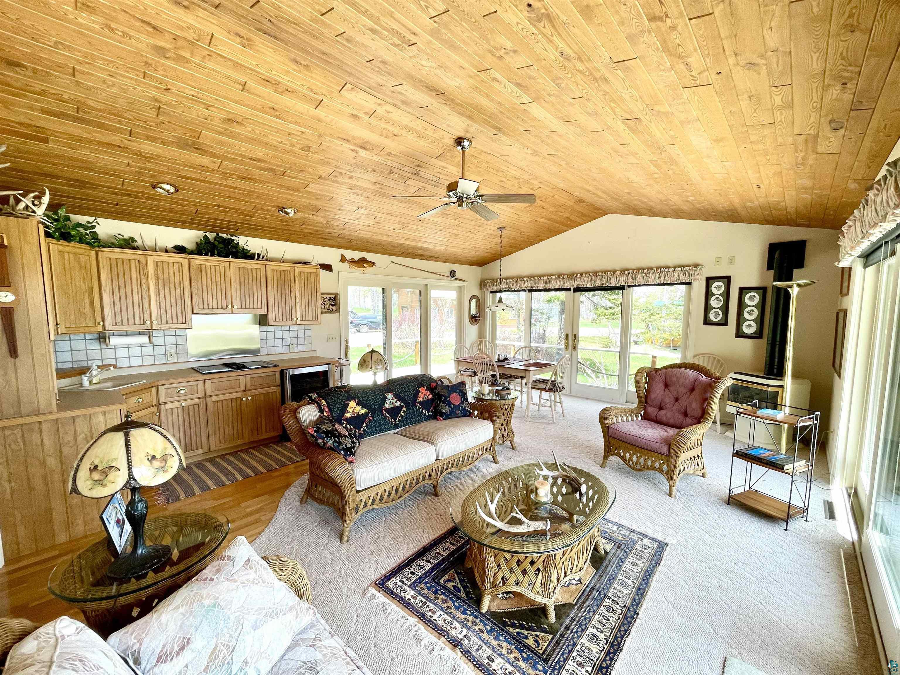 183 Cramer Road Schroeder, MN 55613 - Photo 11 of 50 Rec room with Lake Superior views & wet bar.