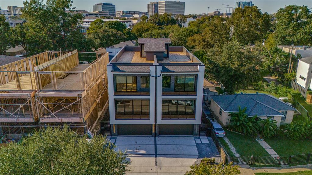 4525 Weldon Street Dallas, TX 75204 - Photo 34 of 40 an aerial view of a house with a porch