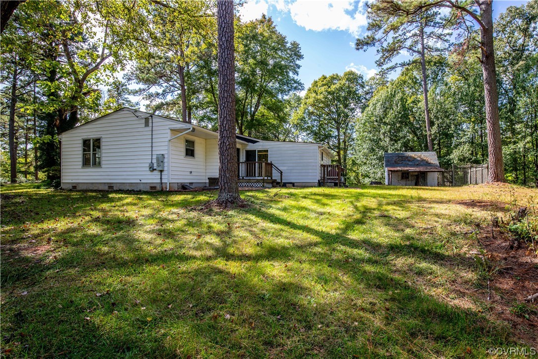4586 Broad St Road Gum Spring, VA 23065 - Photo 10 of 23 a house view with a sitting space and garden