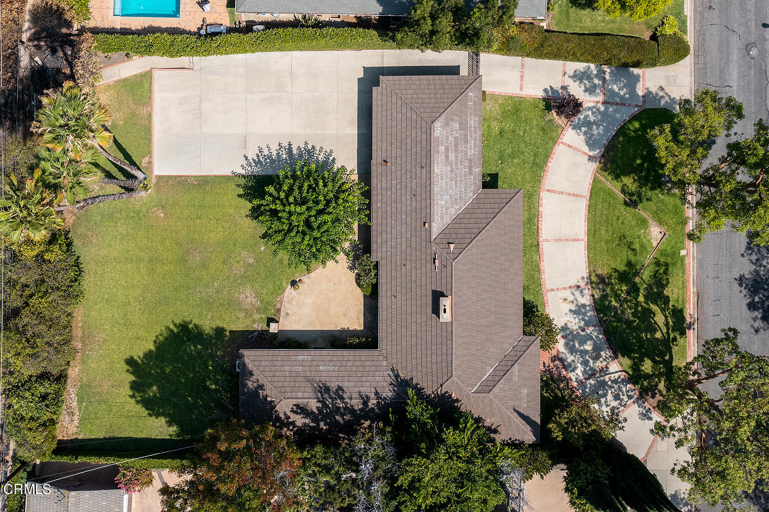 3775 Hampton Road Pasadena, CA 91107 - Photo 28 of 28 an aerial view of a house with a yard