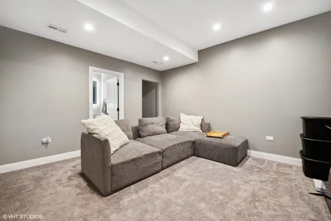 a bedroom with furniture and a couch