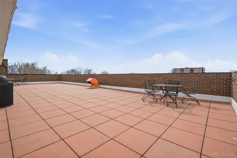 a view of outdoor space with seating area