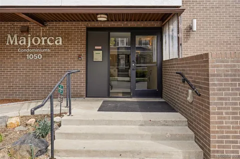 a view of entryway door front of house