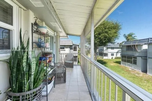a view of balcony and deck