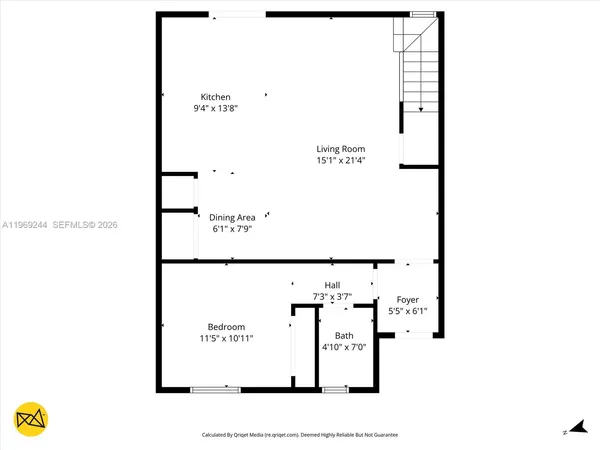 $2,600 | 936 Northwest 10th Street, Unit 2, Florida City, FL 33034