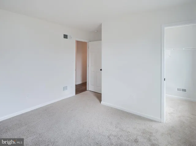 a view of an empty room