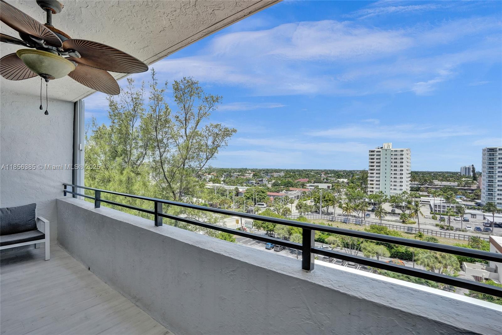 1500 North Ocean Boulevard, Unit 801 Pompano Beach, FL 33062 - Photo 31 of 58 a view of a balcony with city view