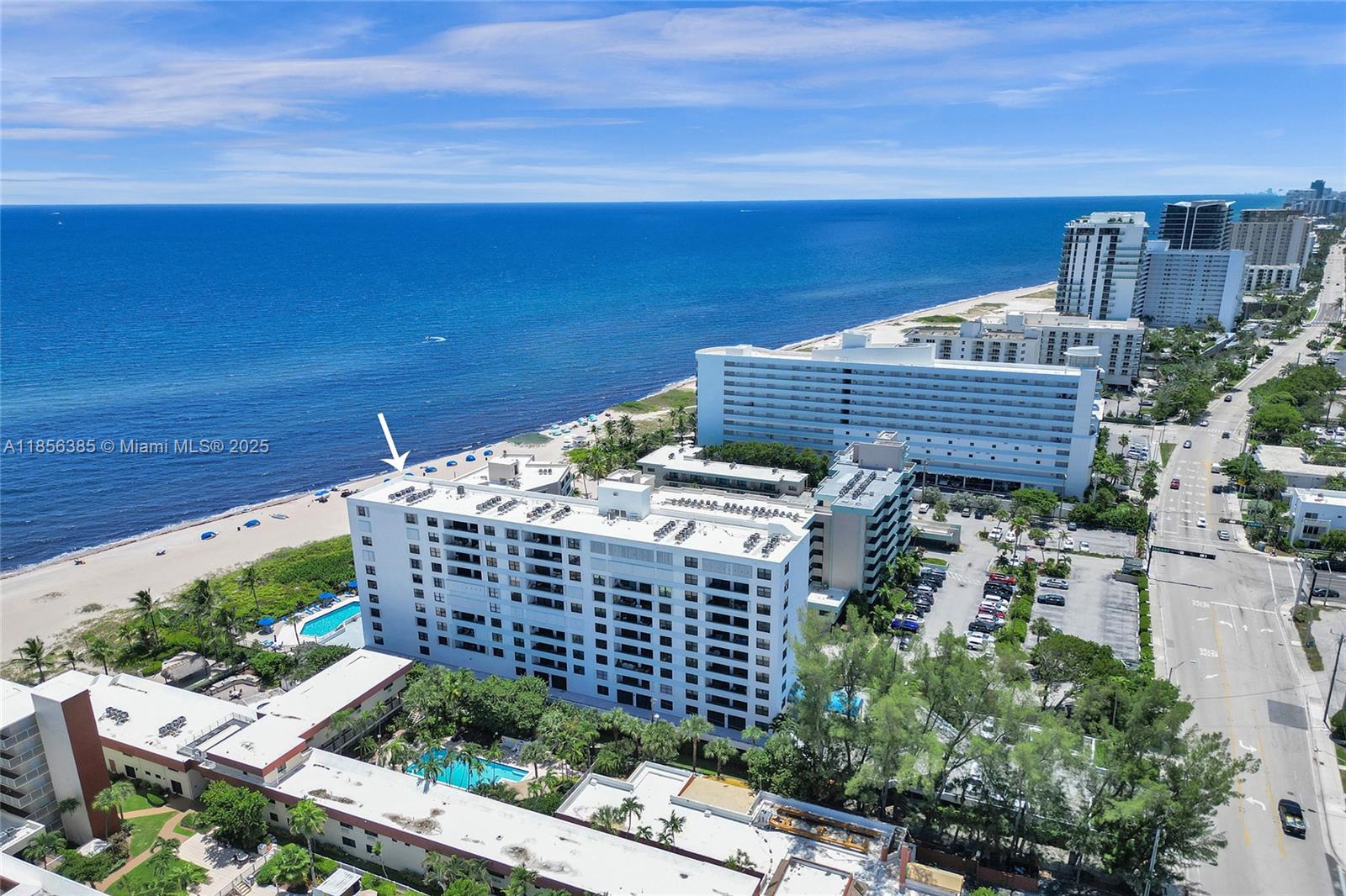 1500 North Ocean Boulevard, Unit 801 Pompano Beach, FL 33062 - Photo 4 of 58 a view of a balcony with an outdoor space
