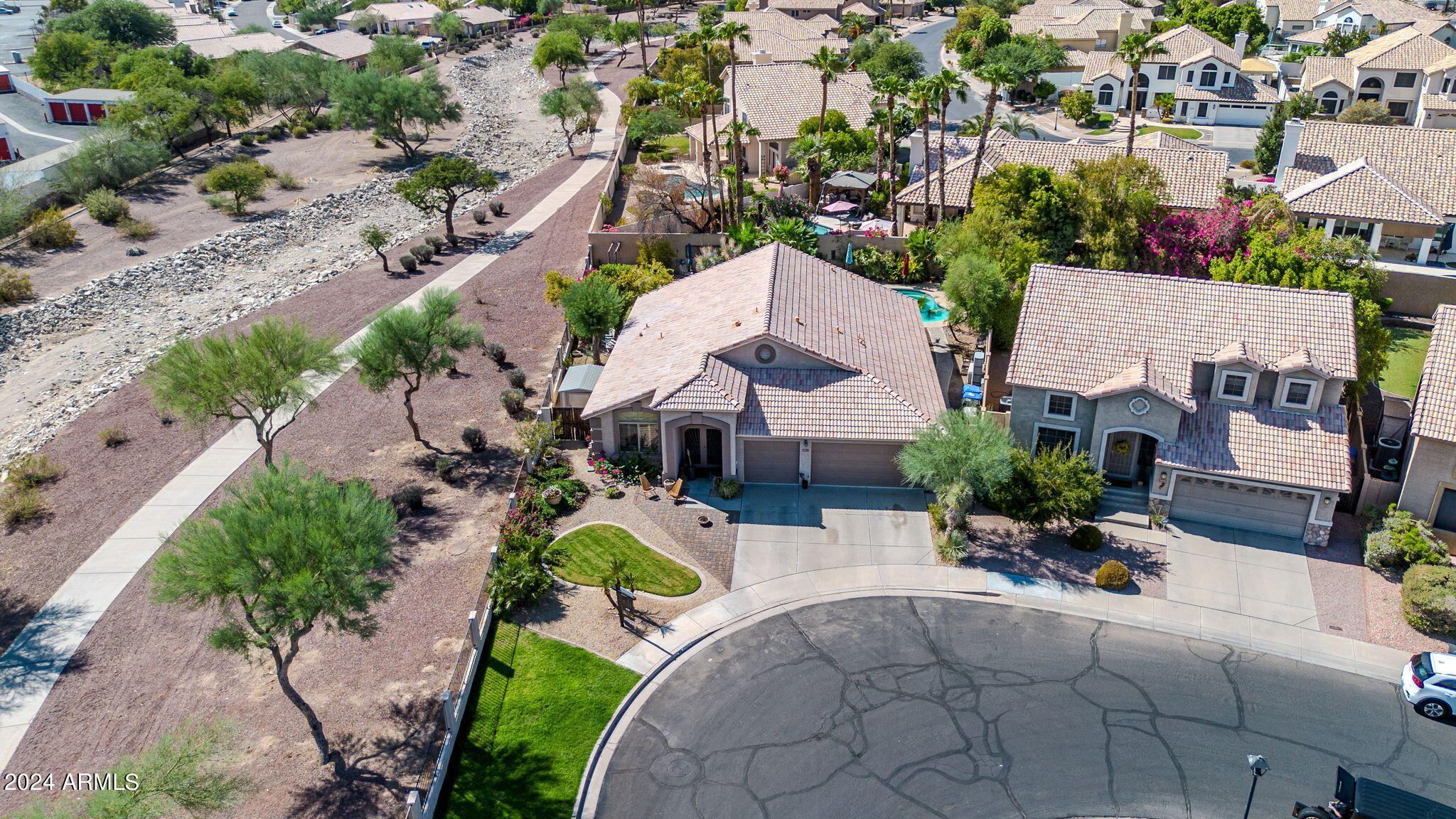 3902 East Agave Road Phoenix, AZ 85044 - Photo 56 of 73 Front Yard Drone View