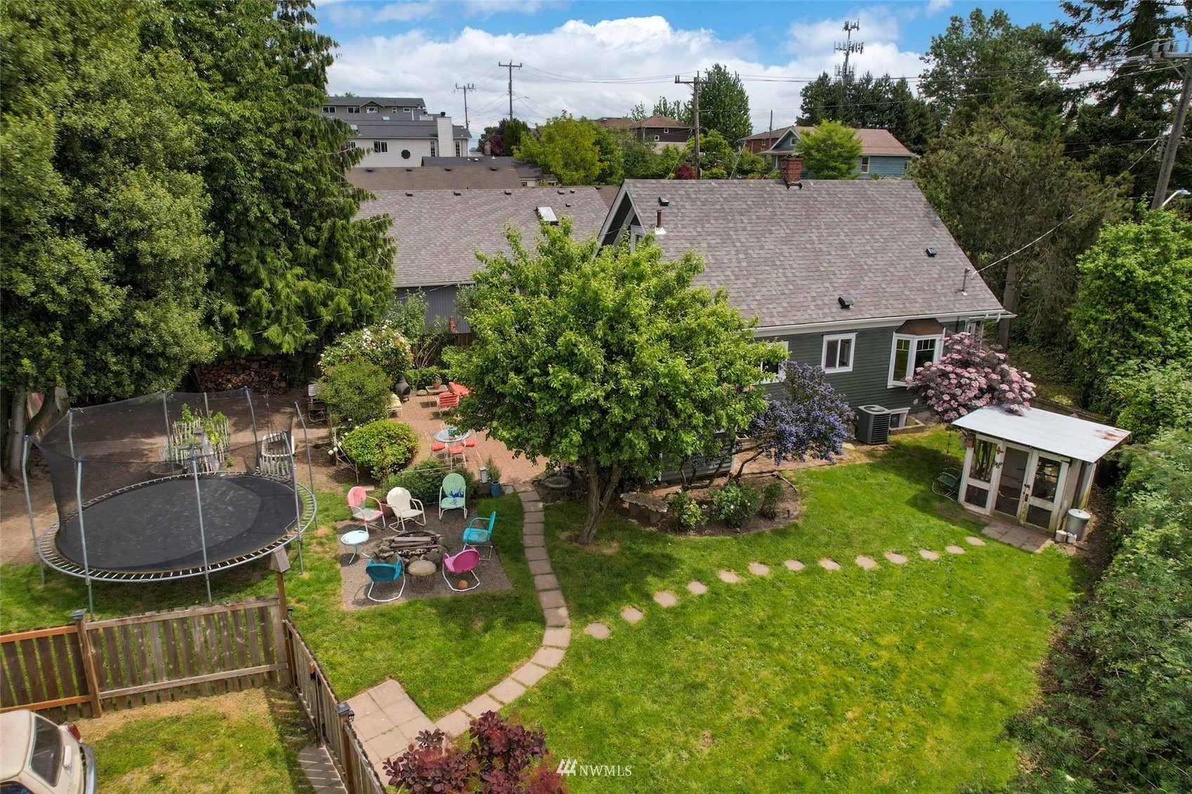 1010 South Director Street Seattle, WA 98108 - Photo 39 of 40 an aerial view of residential house with outdoor space and lake view