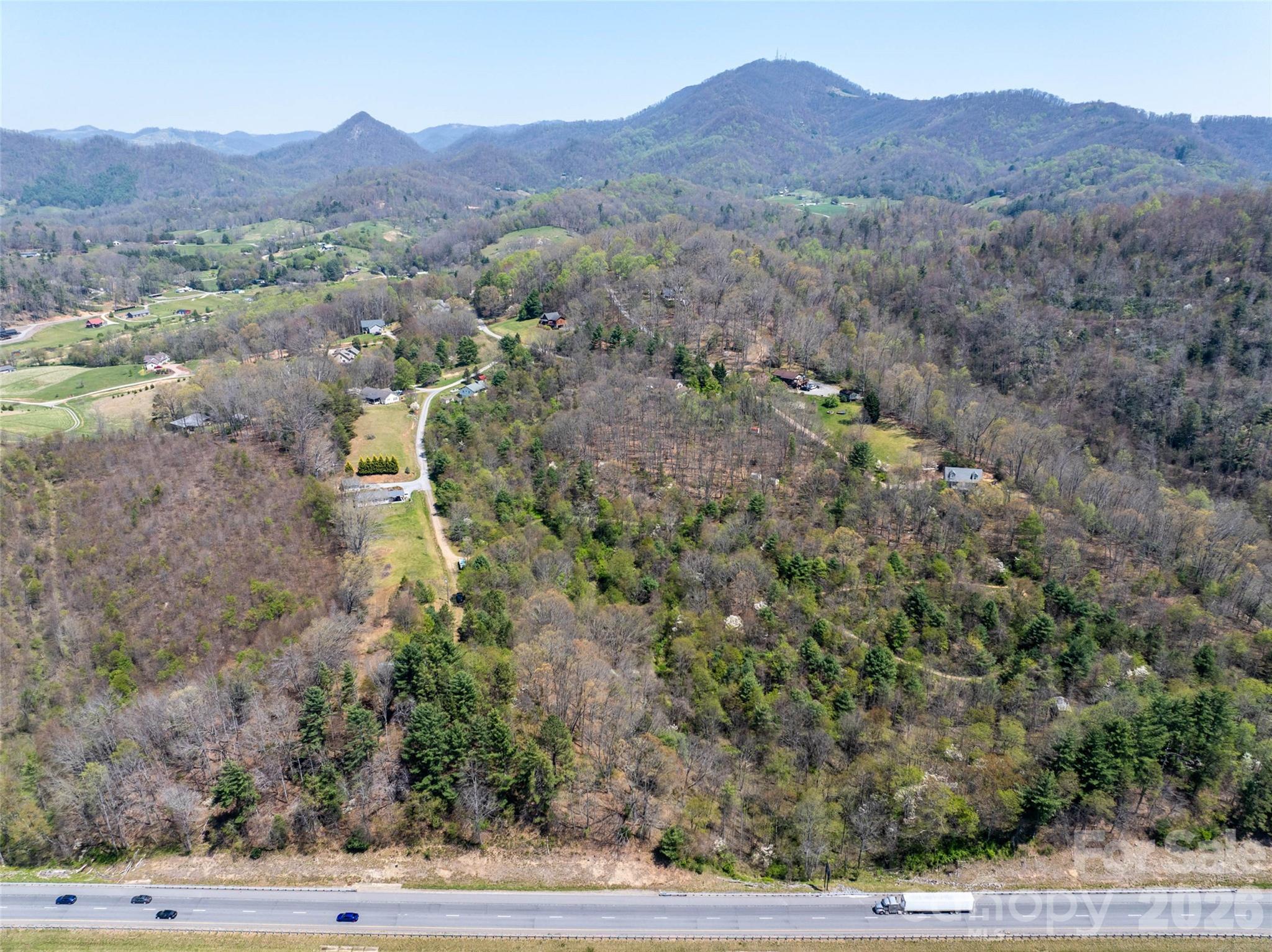 Lot 42 Sunnybrook Trail Clyde, NC 28721 - Photo 3 of 10 a view of a forest with mountains in the background