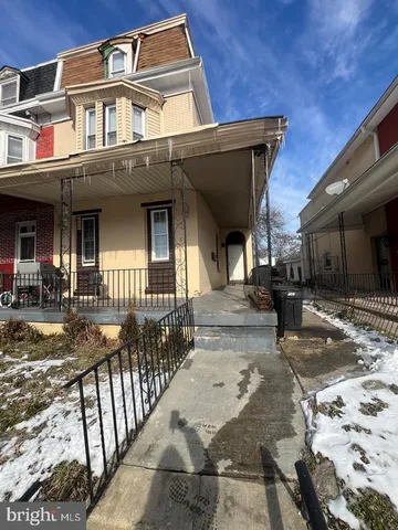 a view of a building with a patio