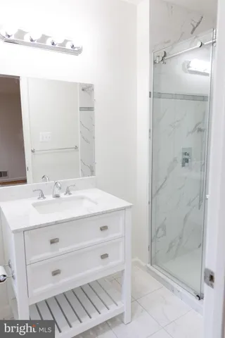 a view of a walk in closet