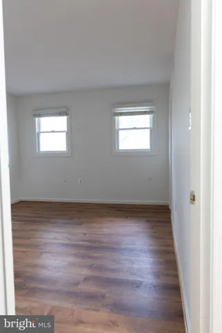 a big room with wooden floor