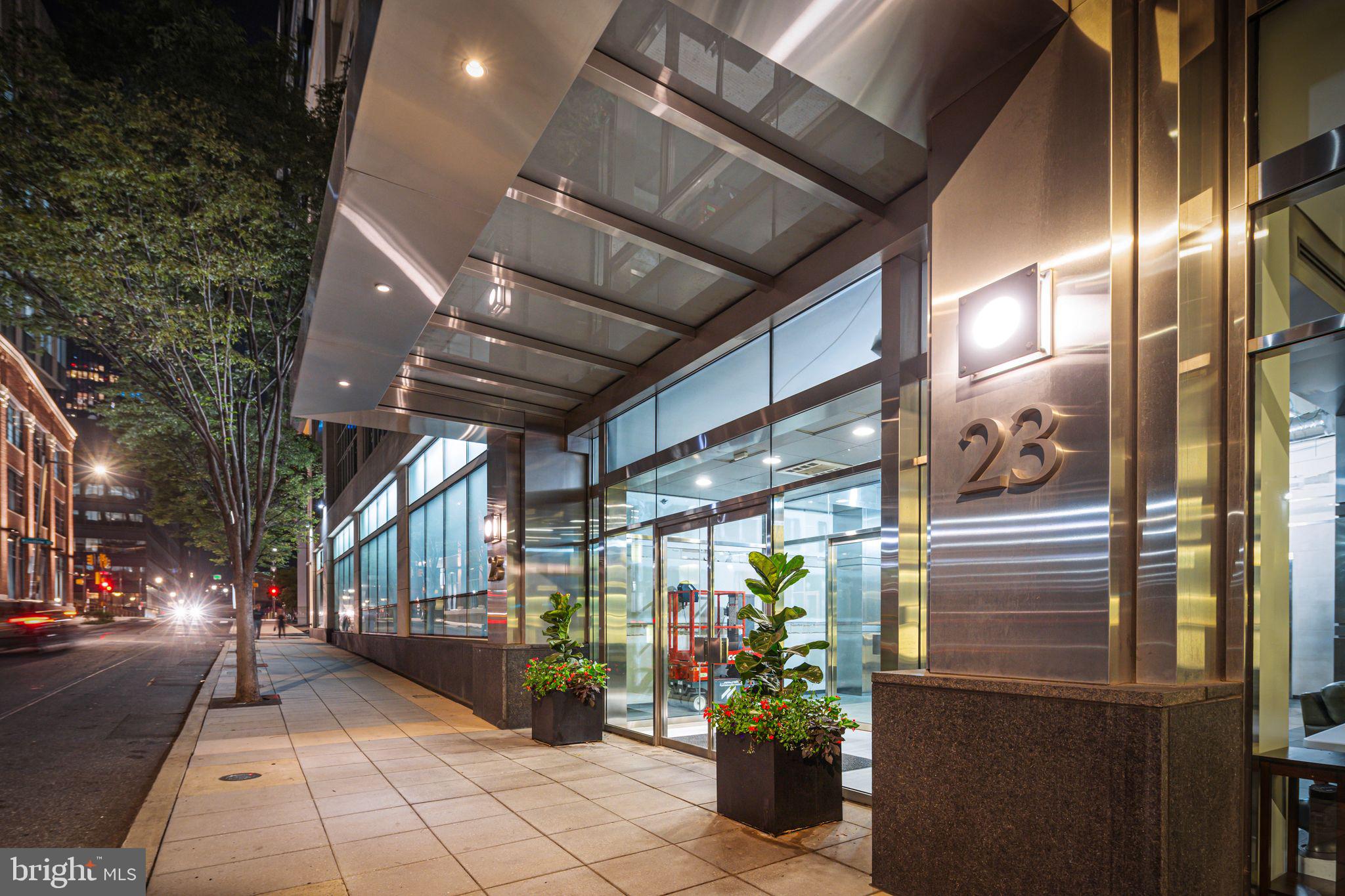 23 South 23rd Street, Unit 2L Philadelphia, PA 19103 - Photo 27 of 34 Twilight Building View