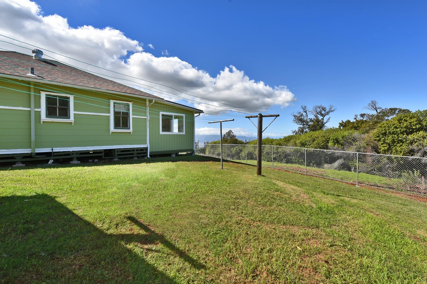 1145 Olinda Road Makawao, HI 96768 - Photo 3 of 30 a view of a house with a backyard