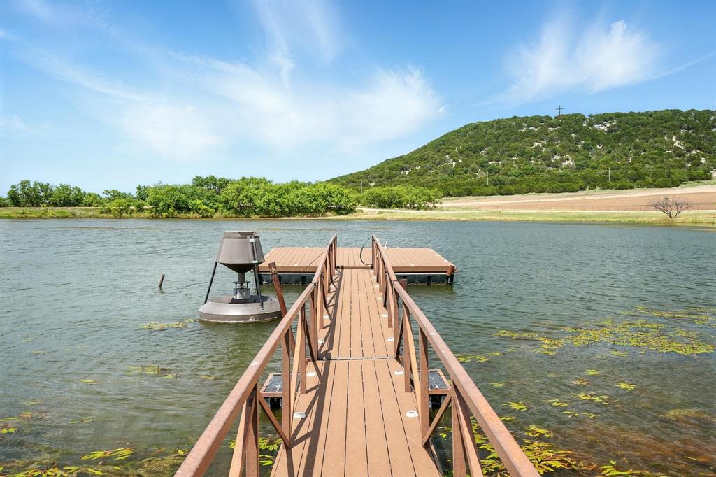 635 County Road 184 Winters, TX 79567 - Photo 35 of 40 Lake with Fishing Dock. Lake spans Aprx. 8 acres.
