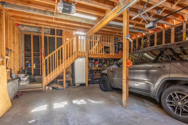 a view of a storage room