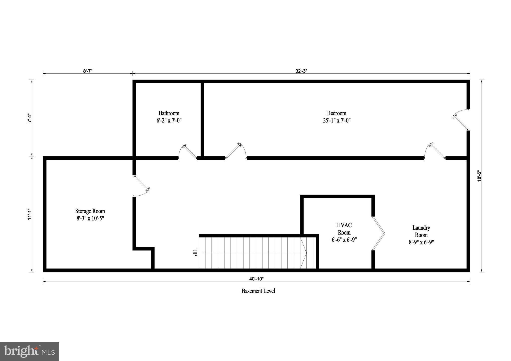 2910 Ridgewood Avenue Baltimore, MD 21215 - Photo 25 of 25 Floor Plan - Lower Level
