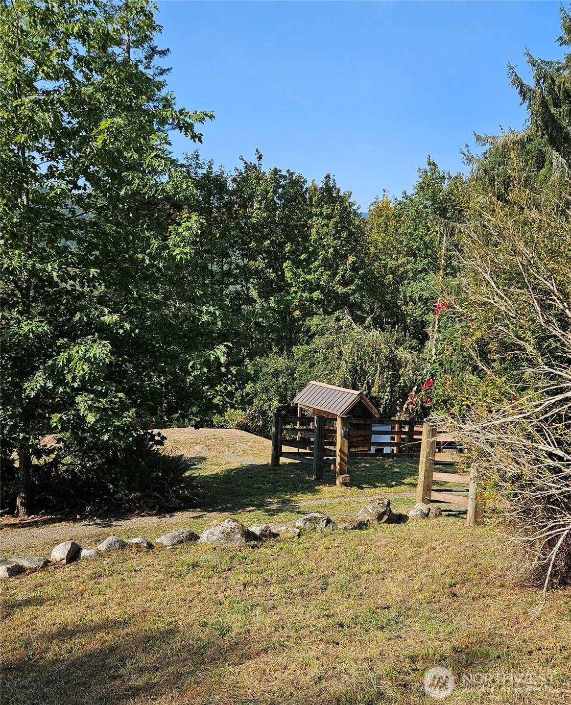 106 Crocker Lake Road Quilcene, WA 98376 - Photo 14 of 38 a house view with a backyard space