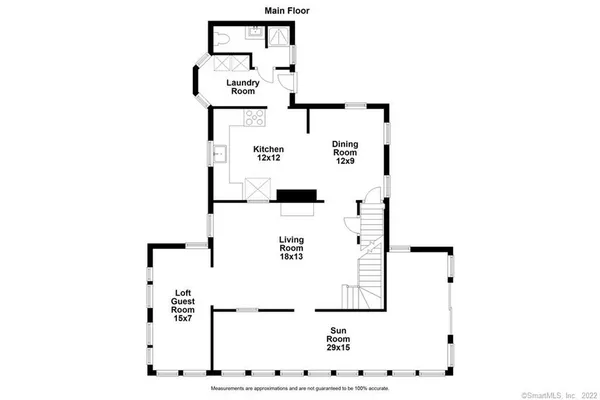 a bedroom with a bed and a mirror