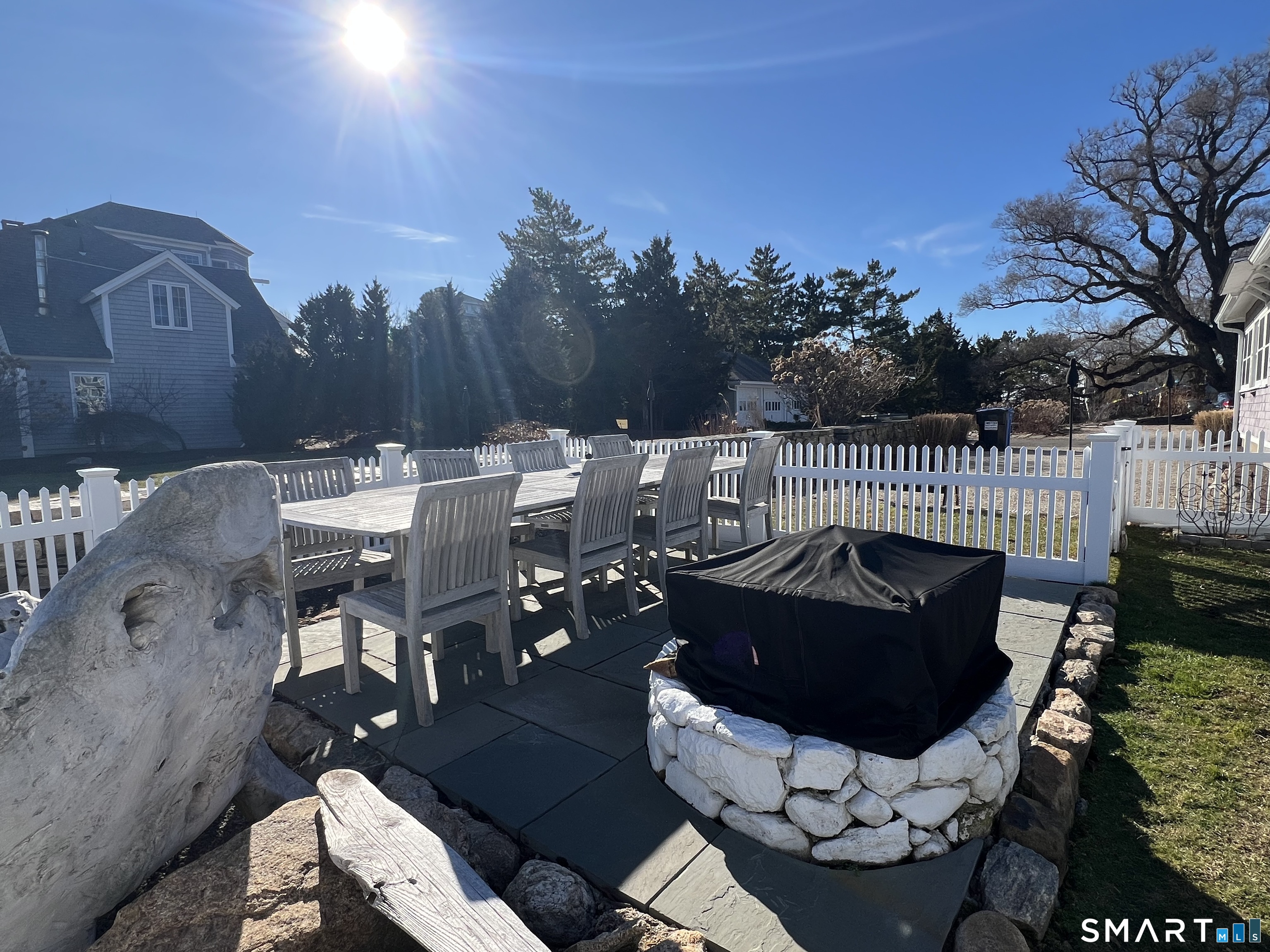 624 Vineyard Point Road Guilford, CT 06437 - Photo 35 of 40 a terrace of a house with outdoor seating